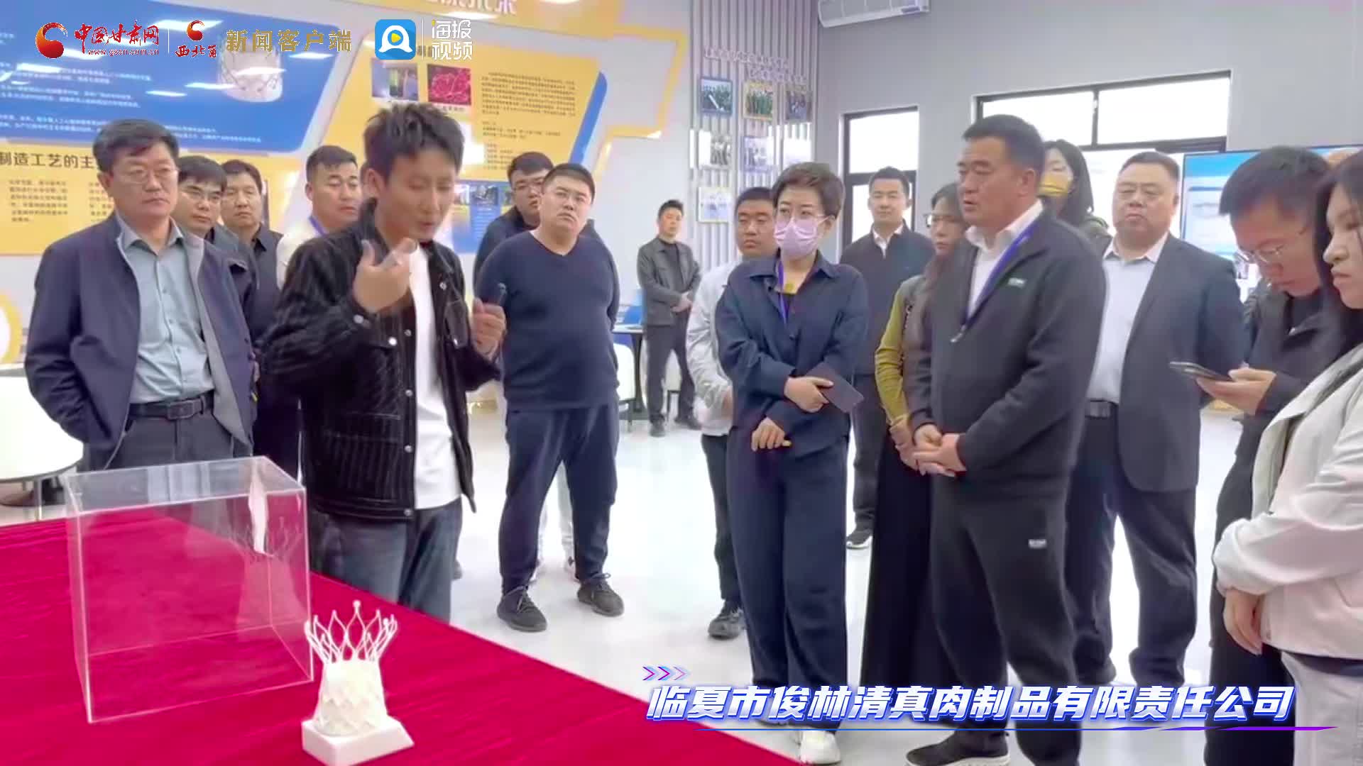 探寻农业发展密码 山东企业家代表团临夏农业调研行